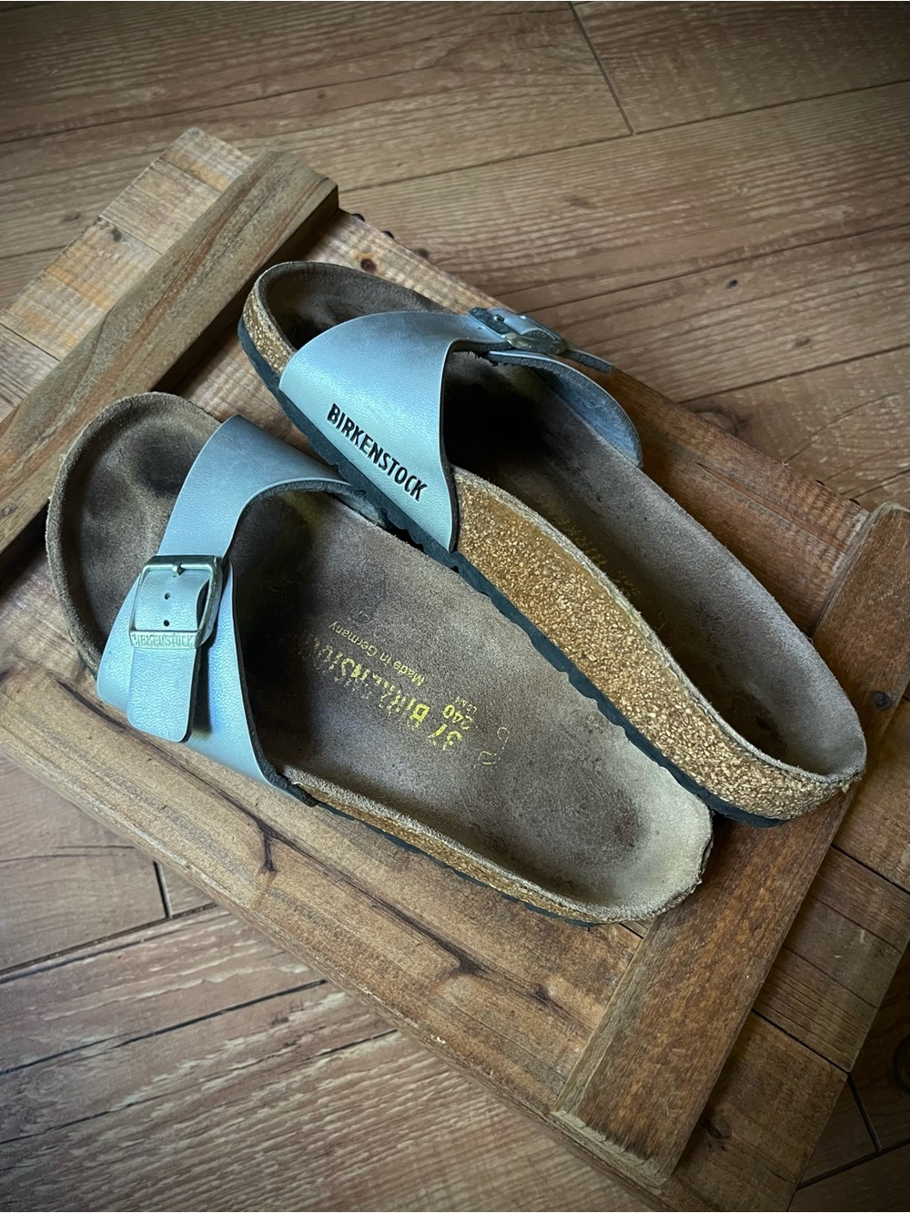 Birkenstock Madrid Silver Sandals EU37